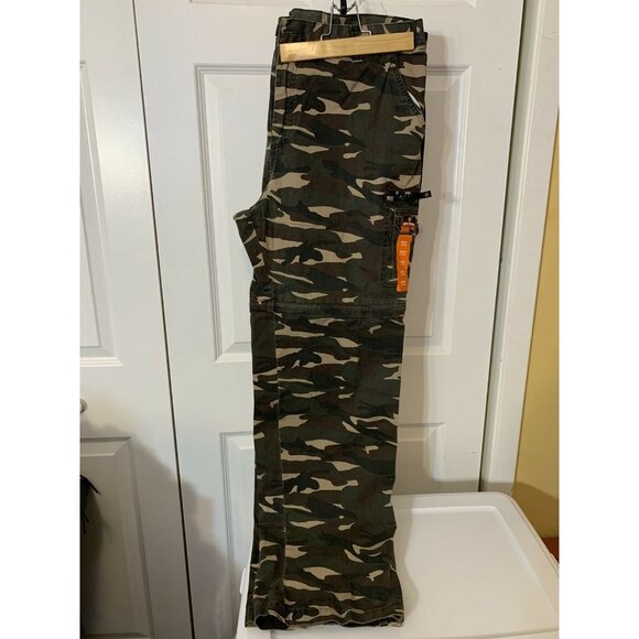 New Game Winner Camo Hunting Zip Off‎ Pants Men’s Sz XL - Picture 6 of 10
